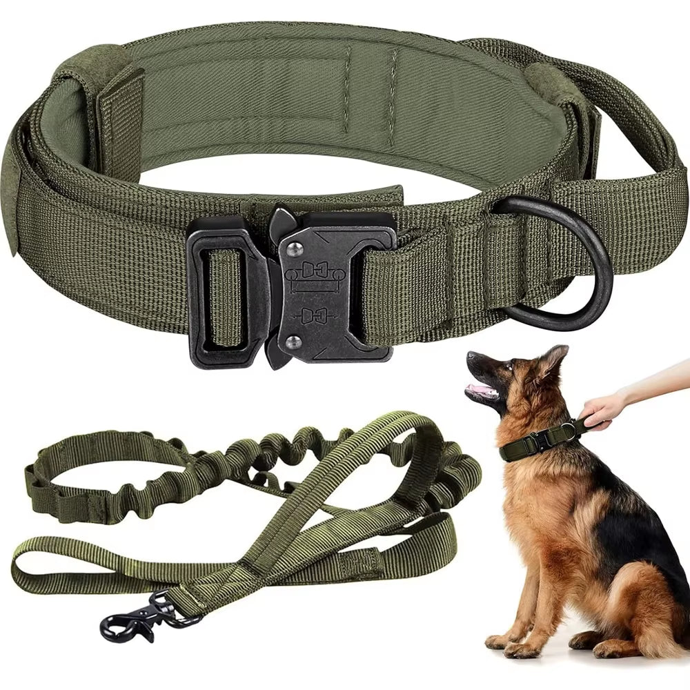 Tactical Dog Collar & Leash Set – Power, Control & Comfort for Every Adventure

German Shepherd wearing tactical collar with padded lining for comfort