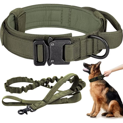 Tactical Dog Collar & Leash Set – Power, Control & Comfort for Every Adventure

German Shepherd wearing tactical collar with padded lining for comfort